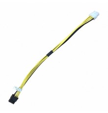 Supermicr CBL-PWEX-0665  Кабель PCIe 8 Pin Female(Black) to CPU 8 Pin Female(White), 30cm