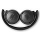 Гарнитура накладные JBL T500 1.187м черный проводные оголовье (JBLT500BLK)