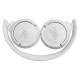 Гарнитура накладные JBL T500 1.187м белый проводные оголовье (JBLT500WHT)