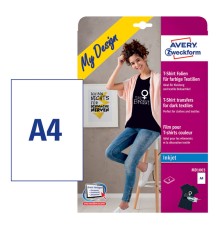 Термотрансфер Avery Zweckform MD1003 A4/4л./белый матовое для струйной печати