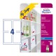 Этикетки Avery Zweckform MD4001 A4 120x90мм 4шт на листе/5л./белый глянцевое самоклей. для струйной печати