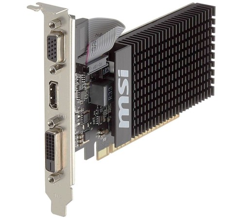 Видеокарта MSI PCI-E GT 710 2GD3H LP nVidia GeForce GT 710 2048Mb 64bit DDR3 954/1600 DVIx1/HDMIx1/CRTx1/HDCP Ret low profile Видеокарта MSI PCI-E GT 710 2GD3H LP nVidia GeForce GT 710 2048Mb 64bit DDR3 954/1600 DVIx1/HDMIx1/CRTx1/HDCP Ret low profile