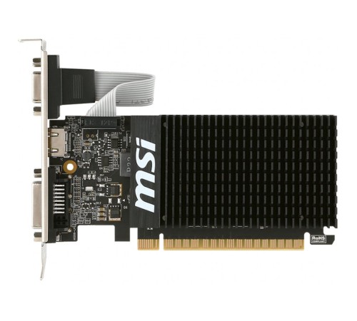 Видеокарта MSI PCI-E GT 710 2GD3H LP nVidia GeForce GT 710 2048Mb 64bit DDR3 954/1600 DVIx1/HDMIx1/CRTx1/HDCP Ret low profile Видеокарта MSI PCI-E GT 710 2GD3H LP nVidia GeForce GT 710 2048Mb 64bit DDR3 954/1600 DVIx1/HDMIx1/CRTx1/HDCP Ret low profile