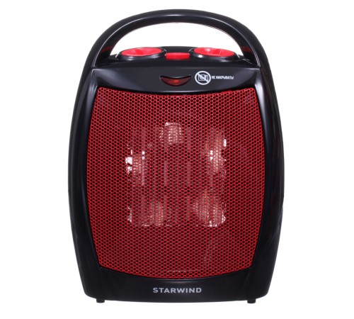 Тепловентилятор Starwind SHV2001 1600Вт черный/красный