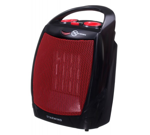 Тепловентилятор Starwind SHV2001 1600Вт черный/красный