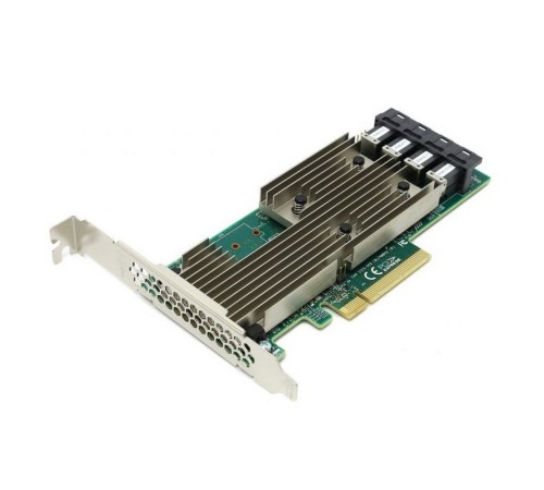 HBA-адаптер Broadcom 9305-16i SGL (05-25703-00 / 03-25703-02004)  PCIe 3.0 x8 LP, SAS/SATA 12G HBA, 16port(4*int SFF8643), 3224 IOC, (007226)