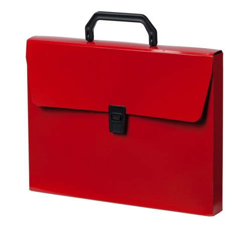 Портфель Бюрократ DeLuxe DLPP01RED 1 отдел. A4 пластик 0.7мм красный Портфель Бюрократ DeLuxe DLPP01RED 1 отдел. A4 пластик 0.7мм красный