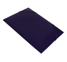 Папка на резинке Бюрократ DeLuxe DL510BBERRY A4 пластик кор.30мм 0.7мм черничный