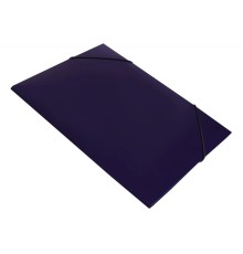 Папка на резинке Бюрократ DeLuxe DL510BBERRY A4 пластик кор.30мм 0.7мм черничный