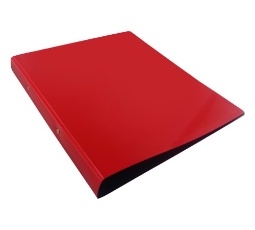 Папка на 2-х кольцах Бюрократ DeLuxe DL0740/2RED A4 пластик 0.7мм кор.32мм красный