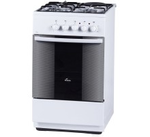 Плита Комбинированная Flama RK 23-105 W белый (без крышки) реш.эмаль