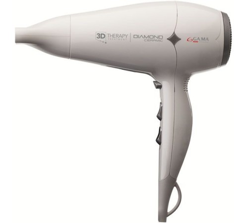Фен Ga.Ma Diamond Ceramic Ion 3D Therapy 2300Вт белый/серебристый Фен Ga.Ma Diamond Ceramic Ion 3D Therapy 2300Вт белый/серебристый