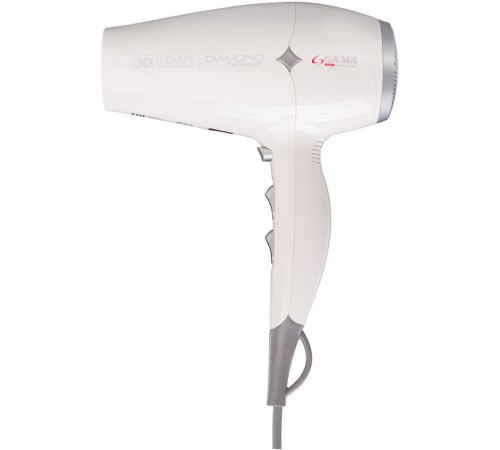 Фен Ga.Ma Diamond Ceramic Ion 3D Therapy 2300Вт белый/серебристый Фен Ga.Ma Diamond Ceramic Ion 3D Therapy 2300Вт белый/серебристый