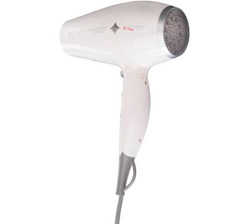 Фен Ga.Ma Diamond Ceramic Ion 3D Therapy 2300Вт белый/серебристый Фен Ga.Ma Diamond Ceramic Ion 3D Therapy 2300Вт белый/серебристый