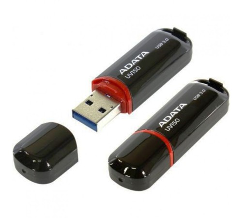 Флэш-накопитель USB3 128GB BLACK AUV150-128G-RBK ADATA Флэш-накопитель USB3 128GB BLACK AUV150-128G-RBK ADATA