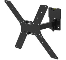 Кронштейн для телевизора Holder LCD-5520-B черный 32"-55" макс.45кг настенный поворотно-выдвижной и наклонный