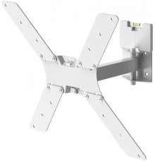 Кронштейн для телевизора Holder LCD-5520-B белый 32"-55" макс.45кг настенный поворотно-выдвижной и наклонный