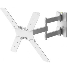 Кронштейн для телевизора Holder LCD-5566-W белый 32"-55" макс.45кг настенный поворотно-выдвижной и наклонный