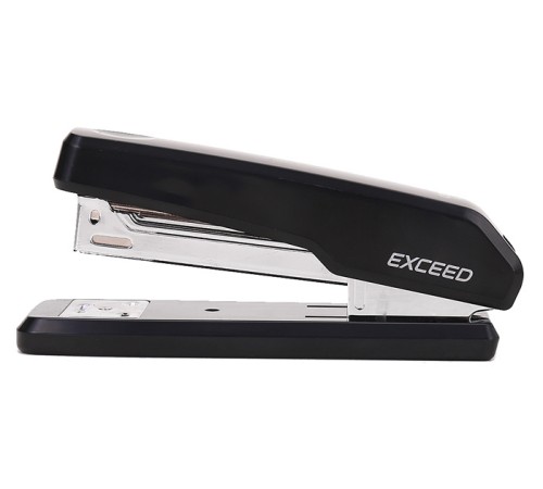 Степлер Deli E0300BLACK Exceed 24/6 26/6 (25листов) черный 100скоб металл/пластик коробка