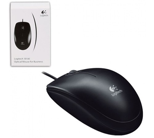 Мышь Logitech B100 Black (910-003357)