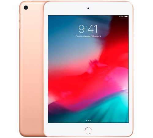Планшет Apple iPad mini 2019 MUXE2RU/A A12 Bionic/RAM2Gb/ROM256Gb 7.9" IPS 2048x1536/3G/4G/iOS/золотистый/8Mpix/7Mpix/BT/WiFi/Touch/EDGE/9hr