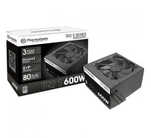 Блок питания Thermaltake ATX 600W TR2 S 80+ (24+4+4pin) APFC 120mm fan 5xSATA RTL