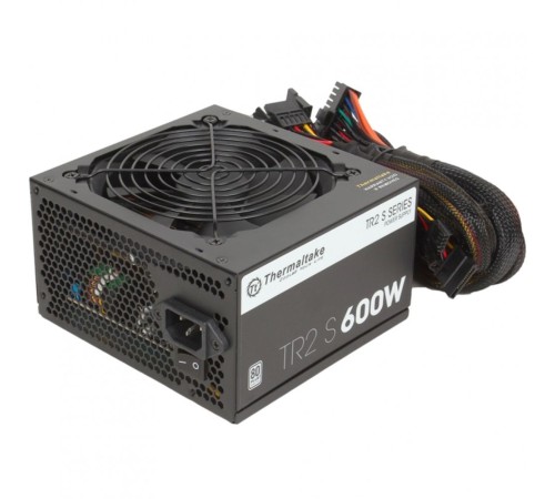 Блок питания Thermaltake ATX 600W TR2 S 80+ (24+4+4pin) APFC 120mm fan 5xSATA RTL