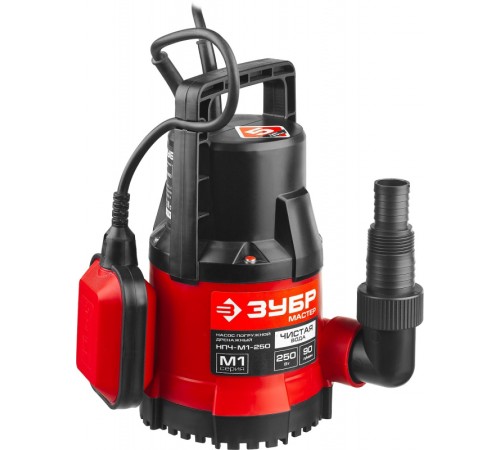 Садовый насос дренажный Зубр НПЧ-М1-250 250Вт 5400л/час