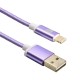 Кабели USB ACD USB кабель ACD-Style Lightning ; USB-A 2-сторонние коннекторы, нейлон, 1м, фиолетовый (ACD-U913-P6P)