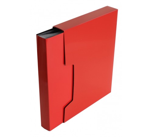 Папка с 80 прозр.вклад. Бюрократ DeLuxe DLVBOX80RED A4 пластик 0.7мм красный в коробе Папка с 80 прозр.вклад. Бюрократ DeLuxe DLVBOX80RED A4 пластик 0.7мм красный в коробе