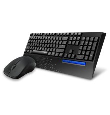 Клавиатура + мышь Rapoo X1960 клав:черный мышь:черный USB беспроводная