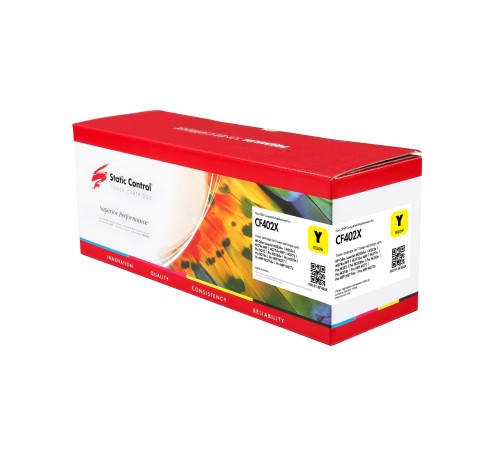 Картридж лазерный Static Control 002-01-SF402X CF402X желтый (2300стр.) для HP CLJ M252/252N/252DN/252DW/M277n/M277DW