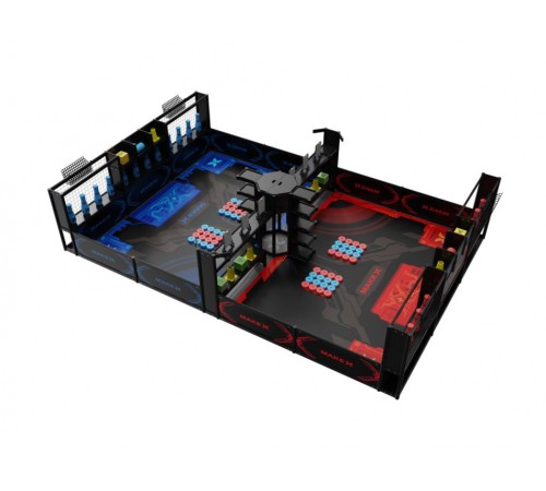 Соревновательное поле Makeblock 2024 MakeX Challenge Ultimate Winner Arena and Frame