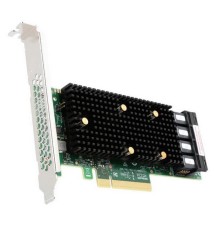 HBA-адаптер Broadcom 9400-16i SGL (05-50008-00 / 03-50008-02012) PCIe 3.1 x8 LP, Tri-Mode SAS/SATA/NVMe 12G HBA, 16port(4*int SFF8643), 3416 IOC
