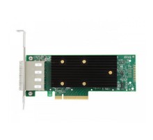 HBA-адаптер Broadcom SAS 9400-16e SGL (05-50013-00) PCIe 3.1 x8 LP, Tri-Mode SAS/SATA/NVMe 12G HBA, 16port(4*ext SFF8644), 3416 IOC