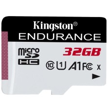 Флеш карта microSDHC 32Gb Class10 Kingston SDCE/32GB High Endurance w/o adapter