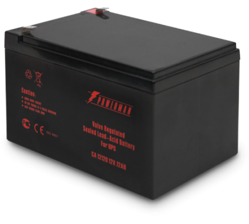 Батарея POWERMAN Battery CA12120, напряжение 12В, емкость 12Ач,макс. ток разряда 180А, макс. ток заряда 3.6А, свинцово-кислотная типа AGM, тип клемм F2, Д/Ш/В 151/98/94, 3.6 кг. Powerman CA12120/UPS (POWERMAN Battery 12V/12AH)
