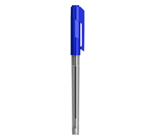 Ручка шариковая Deli EQ00930 Arrow 0.7мм прозрачный синий синие чернила