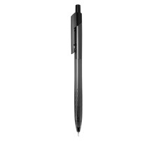 Ручка шариковая Deli EQ01320 Arrow авт. 0.7мм прозрачный черный черные чернила