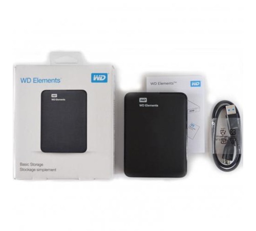 Жесткий диск WD USB 3.0 2Tb WDBU6Y0020BBK-WESN Elements Portable 2.5" черный