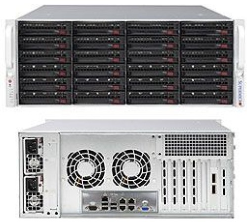 Корпус SuperMicro CSE-846BE1C-R1K23B 4U 2x1200W черный