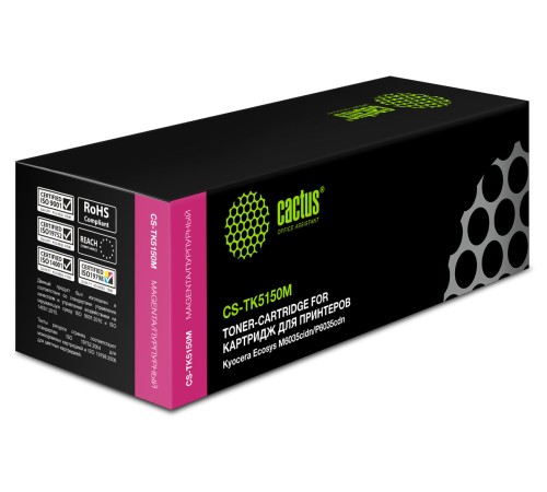 Картридж лазерный Cactus CS-TK5150M пурпурный (10000стр.) для Kyocera Ecosys M6035cidn/P6035cdn