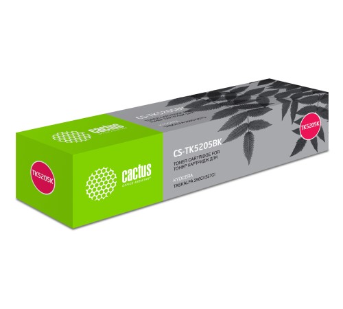 Картридж лазерный Cactus CS-TK5205BK черный (18000стр.) для Kyocera Ecosys 356ci