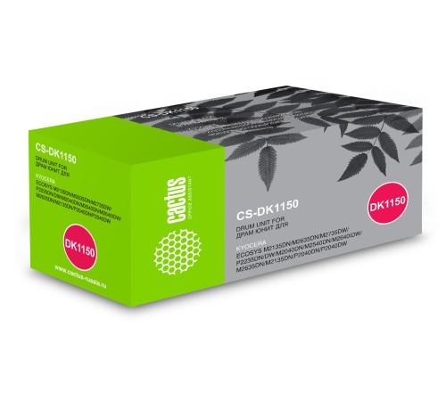 Блок фотобарабана Cactus CS-DK1150 DK-1150 черный ч/б:100000стр. для Mita M2040dn/ M2135dn/M2540dn Kyocera