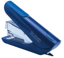 Степлер Kw-Trio 0556A-BLU Half strip Air touch 24/6 24/8 26/6 26/8 (40листов) синий 100скоб пластик коробка