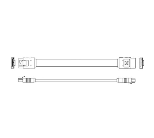 Кабель Advantech 1700018971 M Cable SATA 7P/SATA 7P 15CM 180/180 W/ Кабель Advantech 1700018971 M Cable SATA 7P/SATA 7P 15CM 180/180 W/