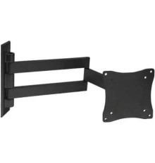 Кронштейн для телевизора Arm Media LCD-7101 черный 10"-26" макс.15кг настенный поворотно-выдвижной и наклонный