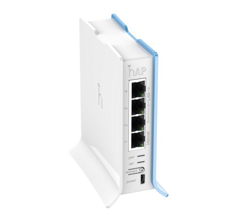 Роутер беспроводной MikroTik hAP lite TC (RB941-2ND-TC) N300 10/100BASE-TX белый