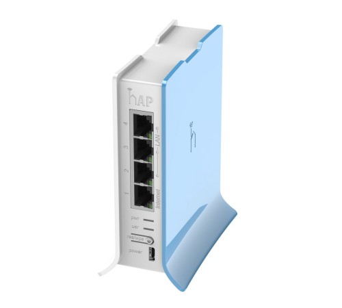 Роутер беспроводной MikroTik hAP lite TC (RB941-2ND-TC) N300 10/100BASE-TX белый