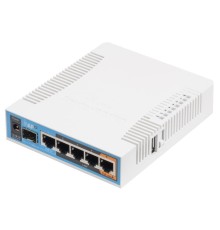 Роутер беспроводной MikroTik hAP ac (RB962UIGS-5HACT2HNT) AC1750 10/100/1000BASE-TX/SFP